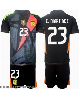 Günstige Argentinien Emiliano Martinez #23 Torwart Heimtrikotsatz Kinder Copa America 2024 Kurzarm (+ Kurze Hosen)